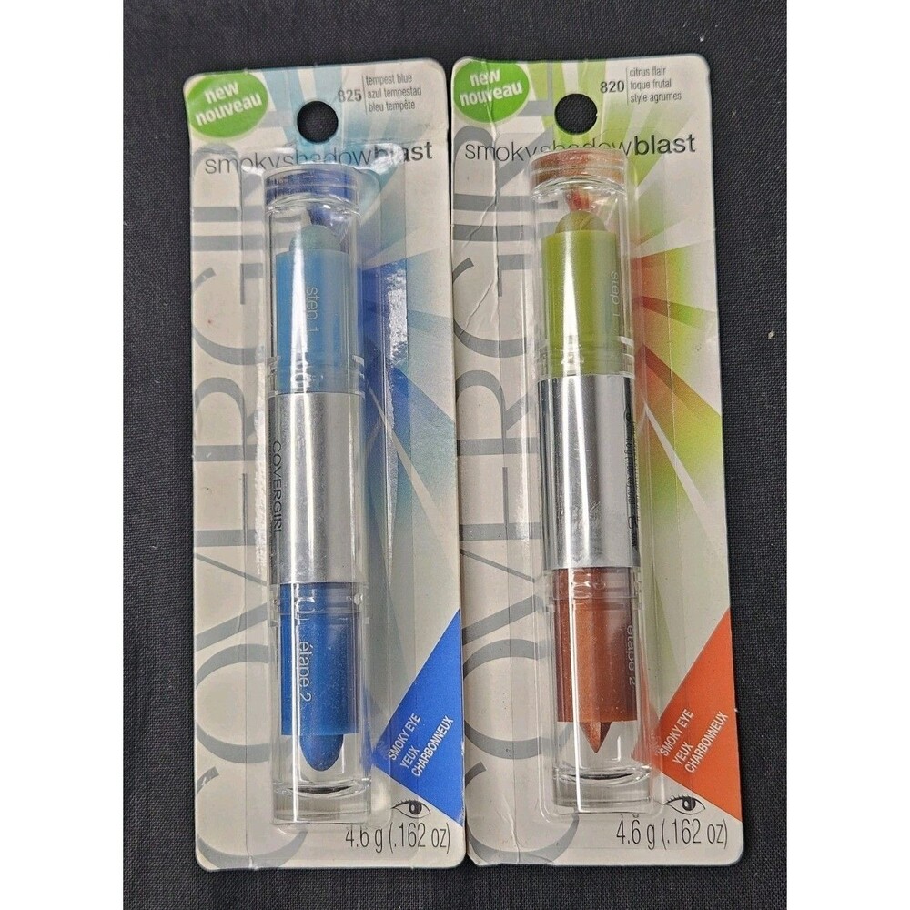CoverGirl Smoky Shadow Blast Eye Shadow New Sealed Discontinued #820 & #825